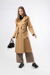 Frilly Trench Camel - Thumbnail