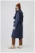 Frilly Trench Navy Blue - Thumbnail