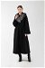 Furry Cachet Coat Black - Thumbnail