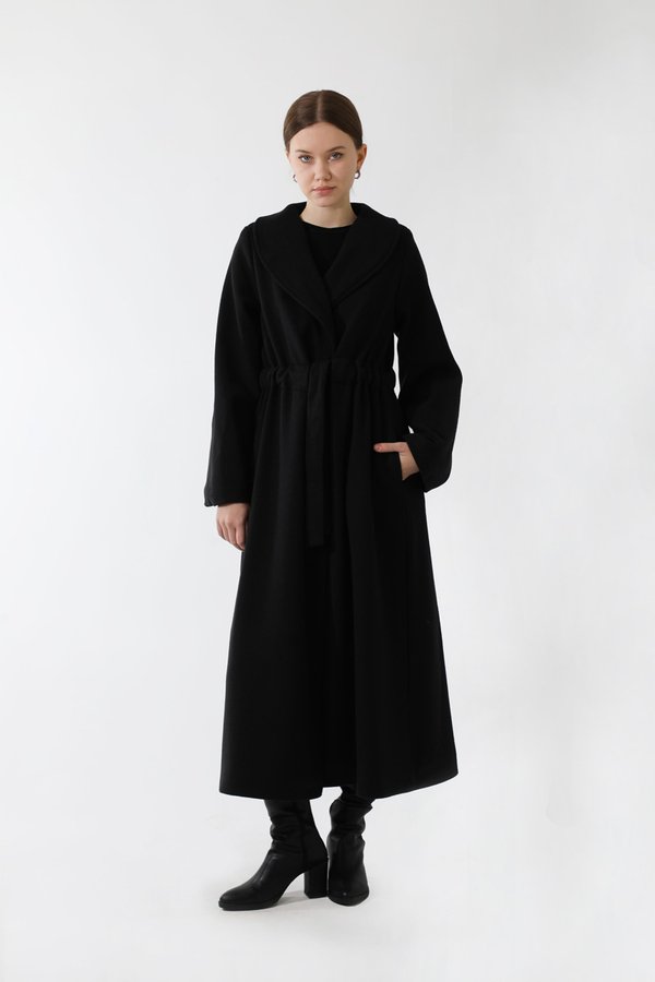Furry Cachet Coat Black