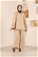 Zulays - Handles Lace-Up Suit Beige