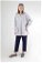 Hooded Pocket Detailed Sweatshirt Light Grey - Thumbnail