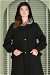 Hooded With Pockets Trench Black - Thumbnail