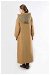Hooded Dress Camel - Thumbnail