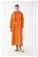 Hoodie Dress Orange. - Thumbnail
