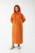 Hoodie Dress Orange. - Thumbnail