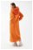 Hoodie Dress Orange. - Thumbnail