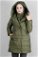 Hooded Inflatable Coat Khaki - Thumbnail