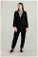 Zulays - Hooded Velvet Suit Black
