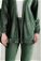 Hooded Velvet Suit Mint - Thumbnail
