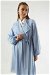 İspanyol Paça Kimono Takım Bebe Mavisi - Thumbnail