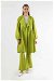İspanyol Paça Kimono Takım Yağ Yeşili - Thumbnail
