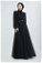 Zulays - Kemeri Taşlı Elbise Siyah