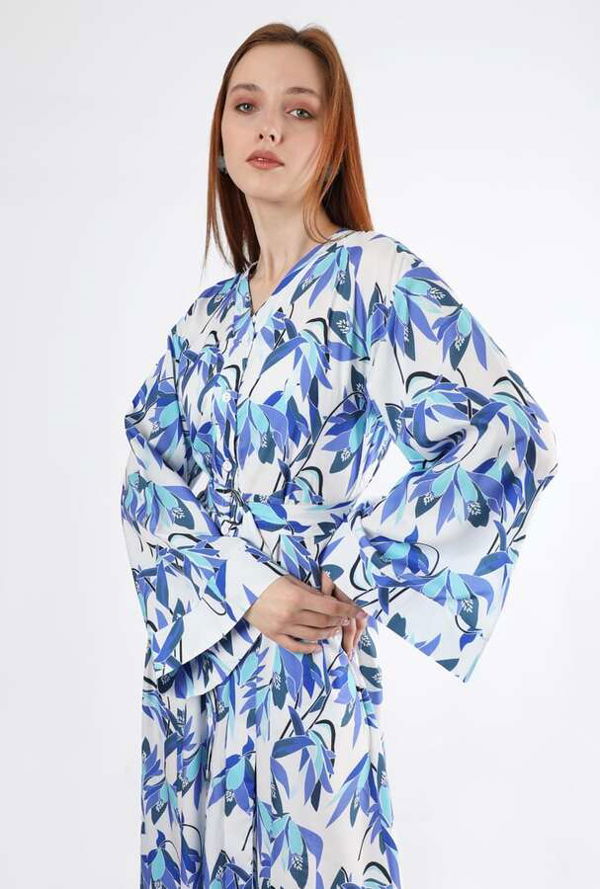 Kimono Dress Blue