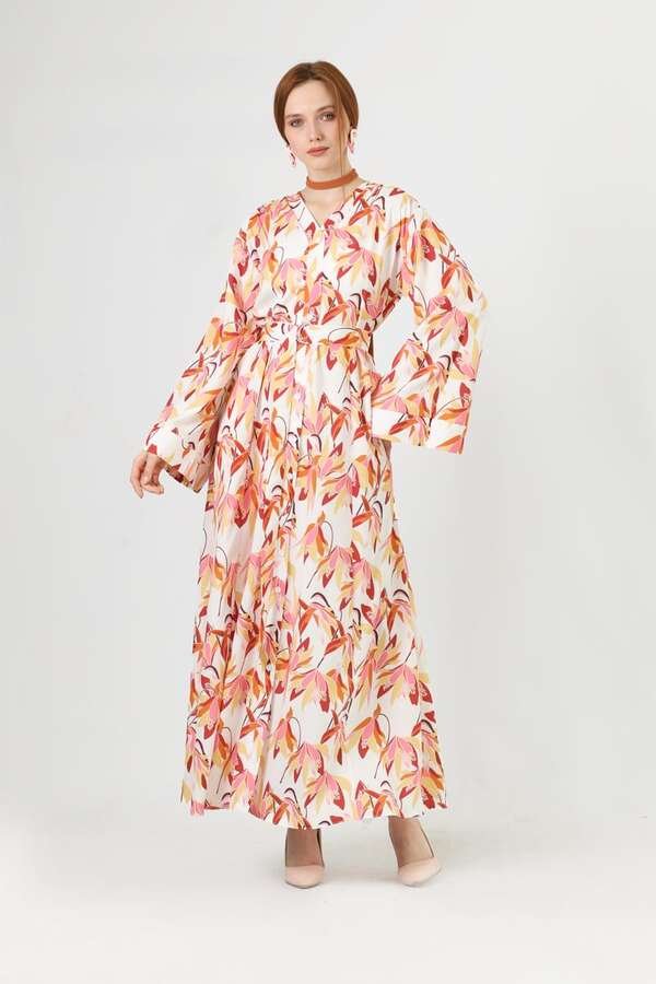 Kimono Dress Salmon