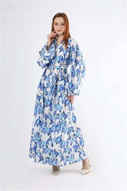 Zulays - Kimono Elbise Mavi