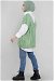 Knit Patterned Sweater Green - Thumbnail
