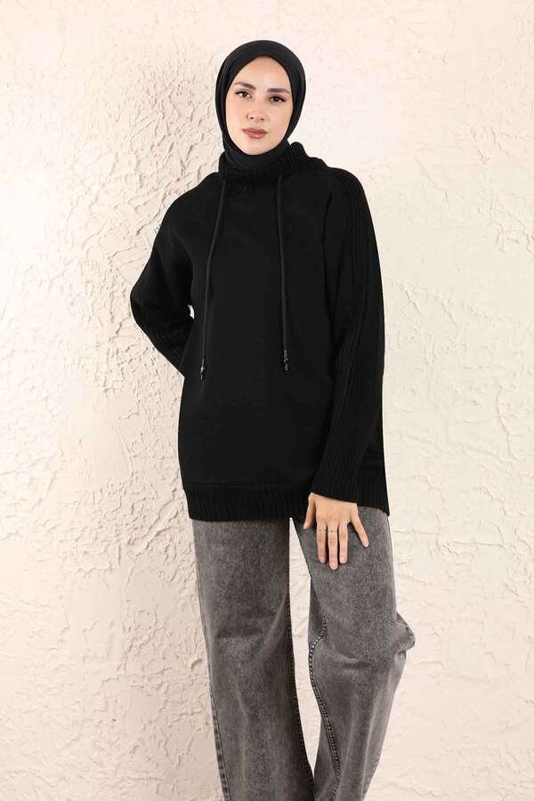 Knitted Sweat Black