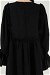 Lace Detail Frilly Dress Black - Thumbnail