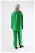 Bound Ruffle Detailed Suit Green - Thumbnail