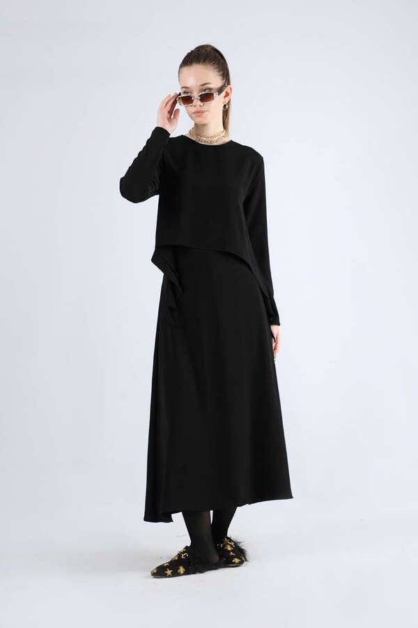 Lavin Skirt Suit Black