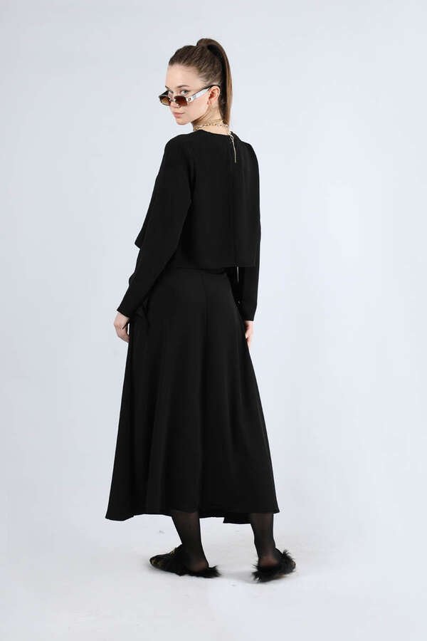 Lavin Skirt Suit Black