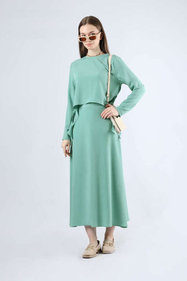 Lavin Skirt Suit Light Turquoise
