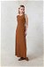 Likralı İç Elbise Kiremit - Thumbnail