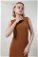 Likralı İç Elbise Kiremit - Thumbnail
