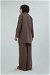 Linen Jacket Suit Brown - Thumbnail