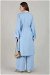 Linen Kimono Suit Light Blue - Thumbnail