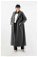 Long Oversize Cachet Coat Anthracite - Thumbnail