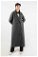 Long Oversize Cachet Coat Anthracite - Thumbnail