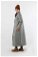 Long Oversize Cachet Coat Grey - Thumbnail
