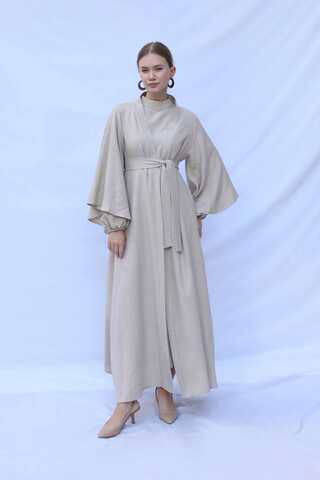 Zulays - Volanlı Abaya Takım Taş
