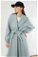 Maria Long Cachet Coat Baby Blue - Thumbnail
