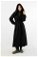 Maria Long Cachet Coat Black - Thumbnail