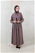 Medine İpeği Elbise Gül Kurusu - Thumbnail