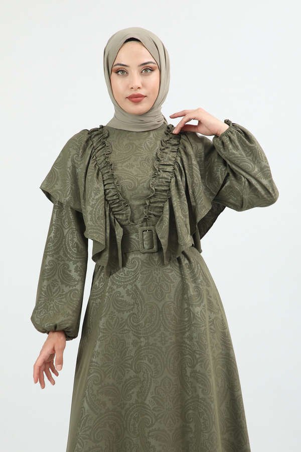 Mehran Dress Khaki