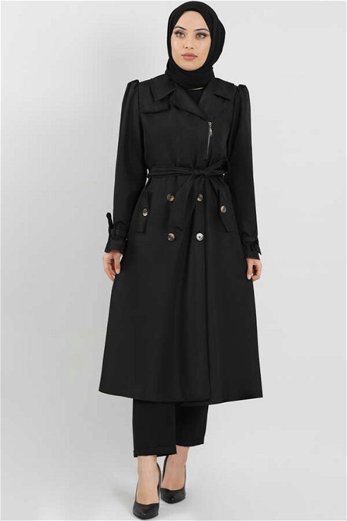 Mixed Trench Black