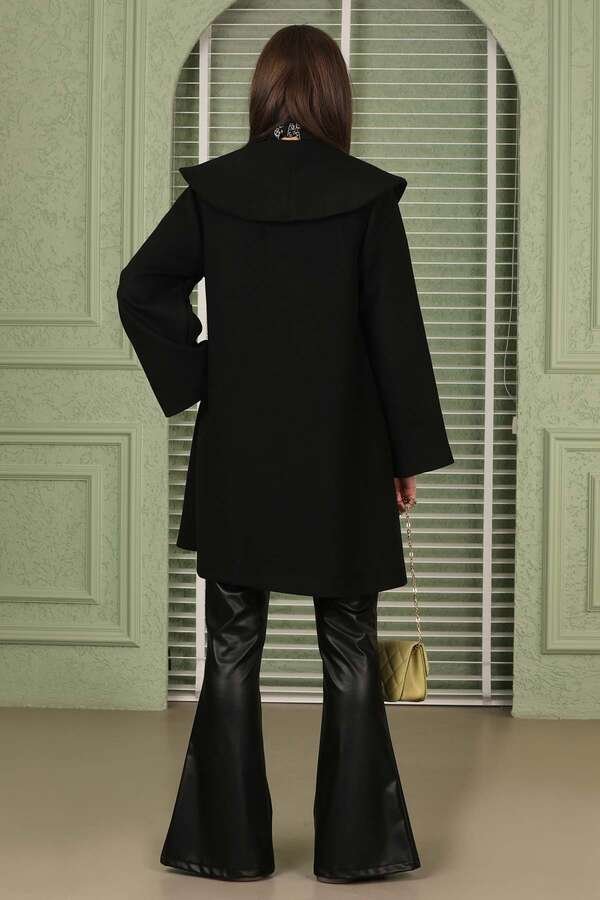 Oversize Cachet Coat Black