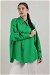Oversize Pocket Shirt Green - Thumbnail