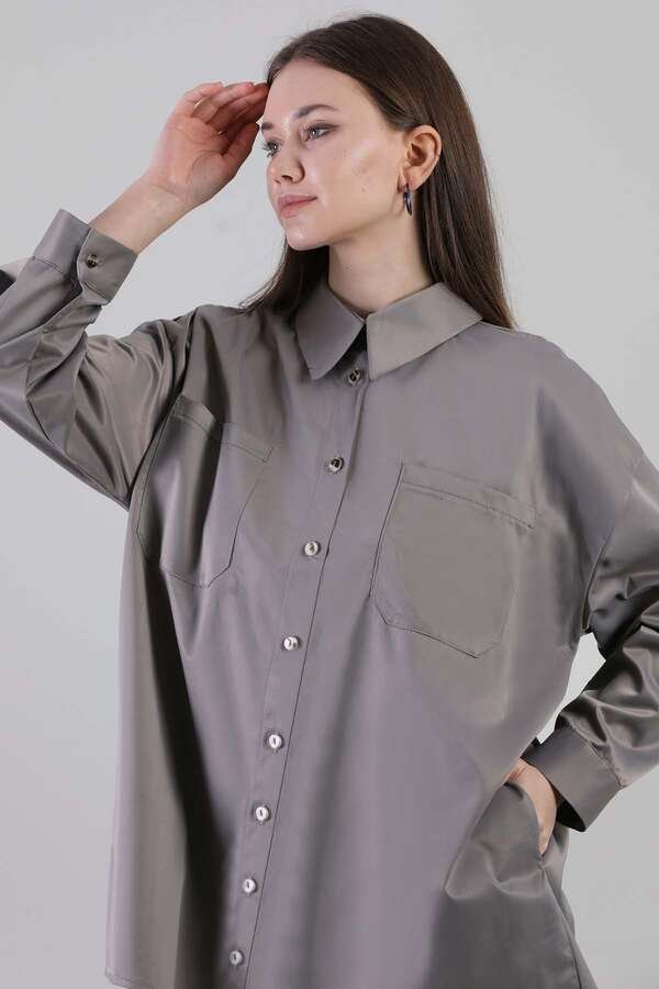 Oversize Shirt Gray