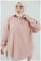 Oversize Shirt Powder Pink - Thumbnail