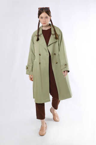 Zulays - Oversize Trençkot Mint