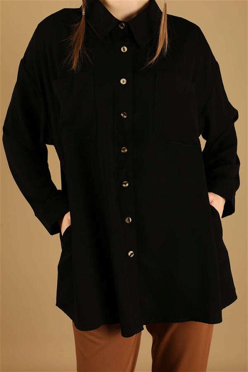Oversizee Shirt Black
