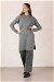 Patterned Sweater Gray - Thumbnail