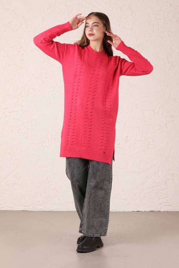 Patterned Sweater Pink