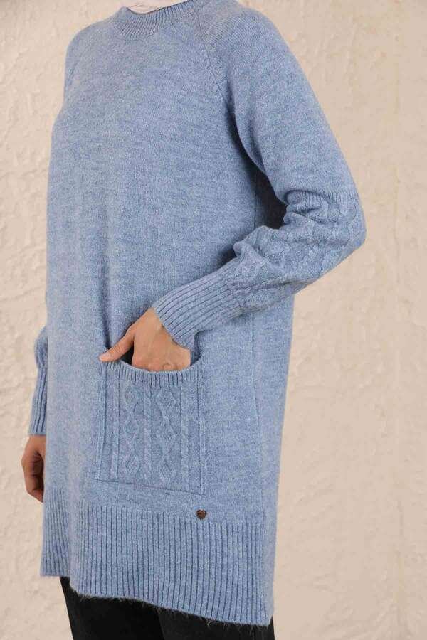 Pocket Sweater Blue