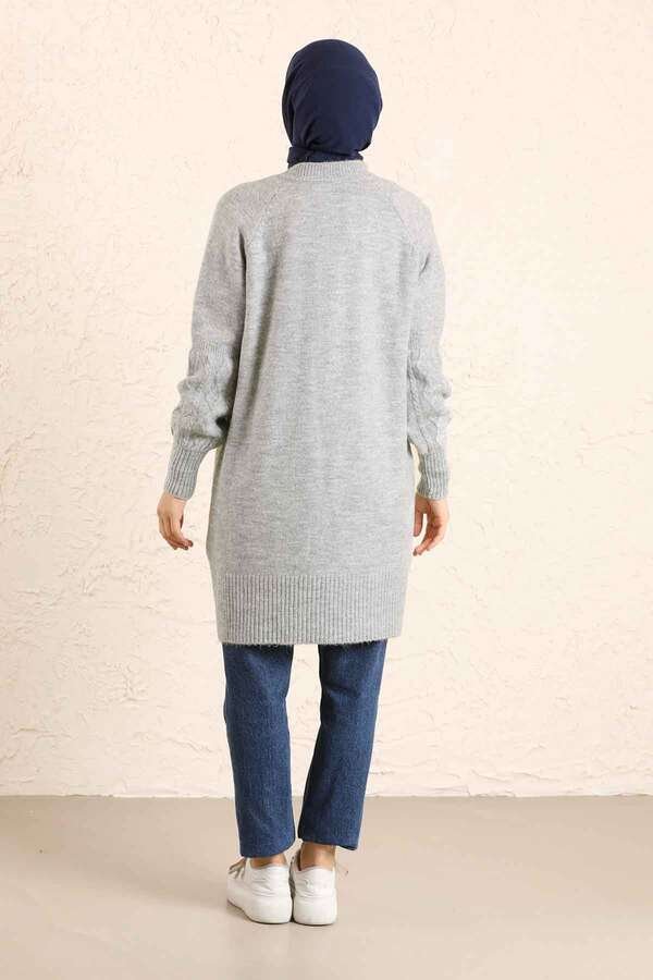 Pocket Sweater Light Gray